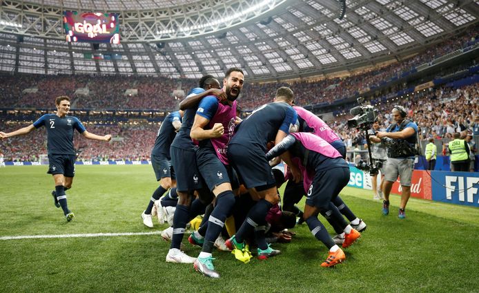 Frankrijk kroonde zich tot wereldkampioen in het Luzhniki-stadion.