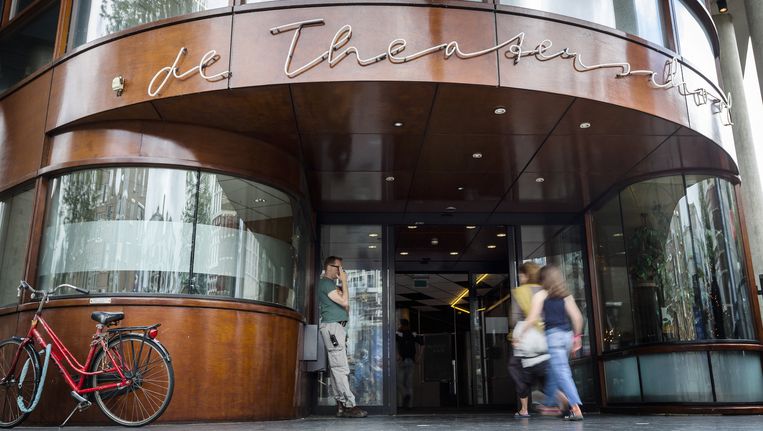 Het gebouw van de Theaterschool in de Jodenbreestraat in Amsterdam. Beeld Jiri Buller