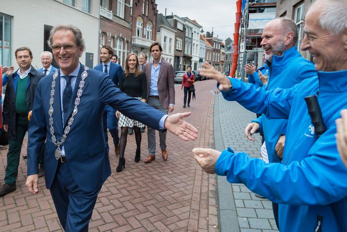 Afscheid van ex-burgemeester Ton Rombouts van de gemeente Den Bosch.