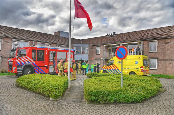 Brand in zorgcentrum Mariahof in Reusel