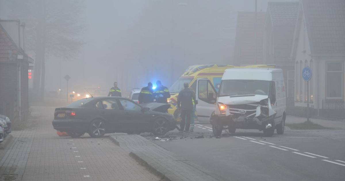 Gewonde bij botsing in Witte Paarden.