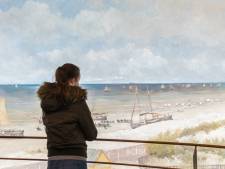 Wandelend door het schilderij van Mesdag heen