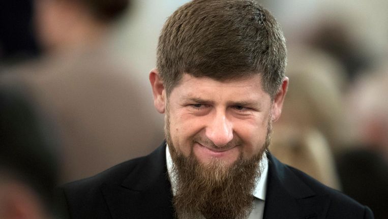 De Tsjetsjeense president Ramzan Kadyrov op een archieffoto uit december 2016 Beeld ap