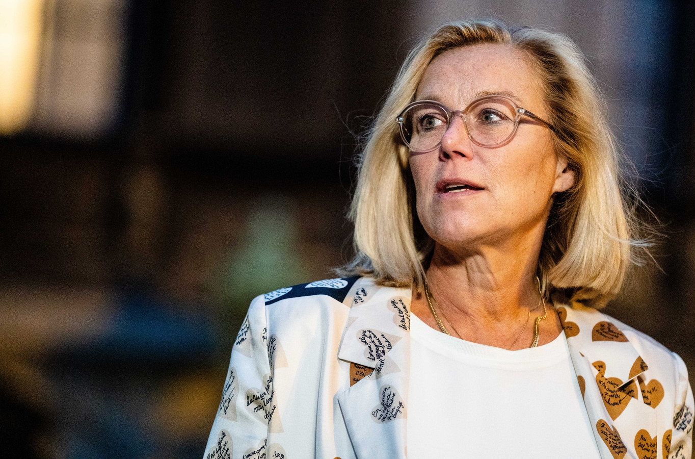 Demissionair minister Sigrid Kaag (D66) van Buitenlandse Zaken.