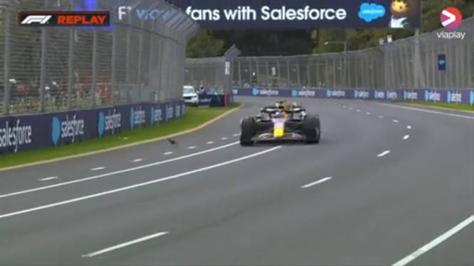 Verstappen moet vogel ontwijken tijdens kwalificatie voor GP van Australië