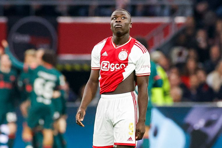 Teleurstelling bij Brian Brobbey.  Beeld Pro Shots / Stanley Gontha