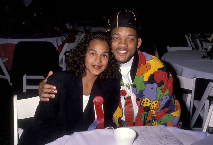 Will Smith in 1991, met toenmalige vriendin Sheree Zampino.