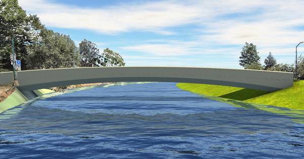Esch krijgt een splinternieuwe 'witte brug' over de Essche Stroom - BD.nl