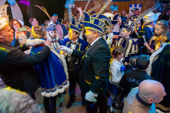 Het Prinsenbal, zoals hier  in januari 2020 van carnavalsvereniging de Wallepikkers in Mispelgat, gaat in 2021 niet door.