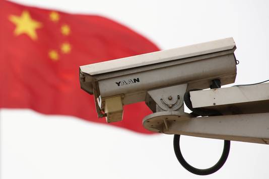 In China hangen inmiddels zo'n 200 miljoen bewakingscamera's en het worden er snel meer.