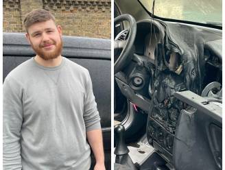 “Pas twee maanden geleden gekocht.” Guy (23) ziet auto verloren gaan bij brand