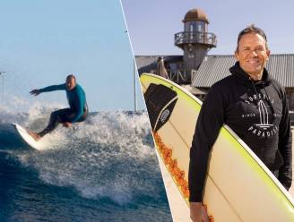 Surfpionier Frank Vanleenhove (61) test de grootste wavepool ter wereld: “Ik hoop dat dit er ook in Knokke-Heist komt”