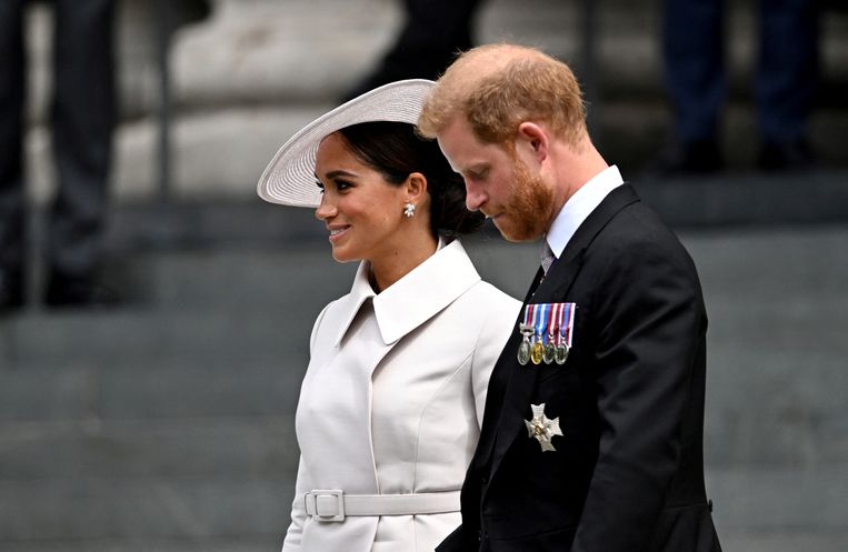 Prins Harry en zijn vrouw Meghan laten de wereld meekijken via een betalend abonnement. Beeld REUTERS