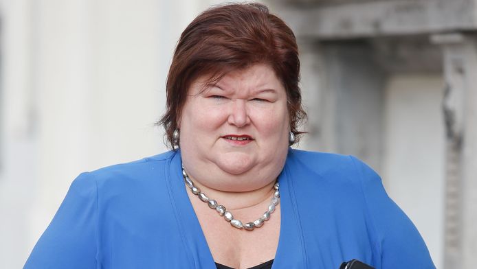 Maggie De Block Krijgt Taart In Gezicht De Beelden Binnenland Hln Be