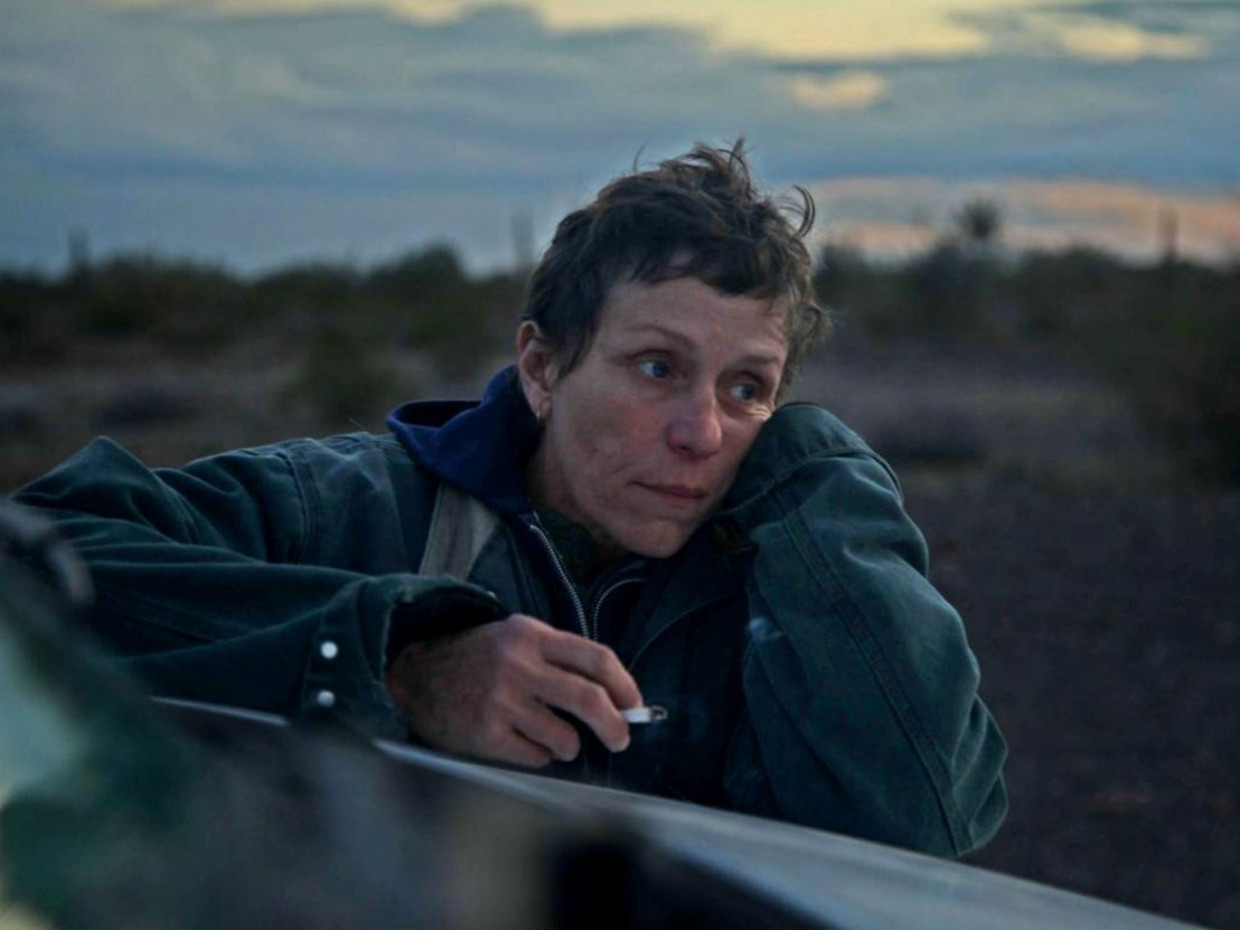 Frances McDormand in 'Nomadland' Beeld 
