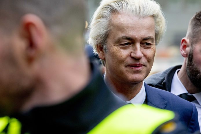 Geert Wilders ging die dag samen met de PVV Limburg flyeren voor de Provinciale Statenverkiezingen.