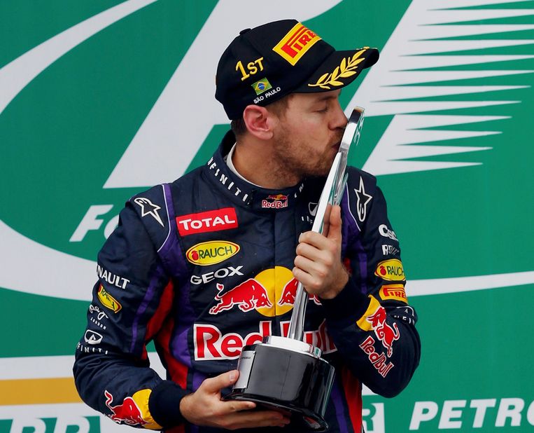 Sebastian Vettel nei suoi anni di gloria alla Red Bull, vincendo quattro titoli mondiali.  foto di Reuters