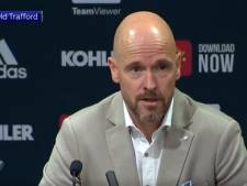 Erik ten Hag reageert tijdens presentatie op Louis van Gaal: ‘Voetbal staat bij United op één, twee en drie’