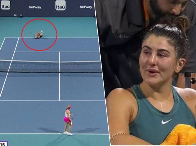 KIJK. “Zo’n pijn heb ik nog nooit gevoeld”: tennisster Andreescu schreeuwt het uit nadat ze zich lelijk blesseert