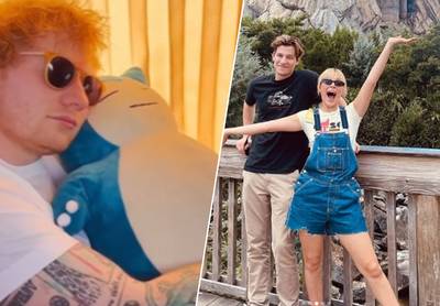 CELEB 24/7. Ed Sheeran knuffelt met Pokémon en Millie Bobby Brown is dolgelukkig