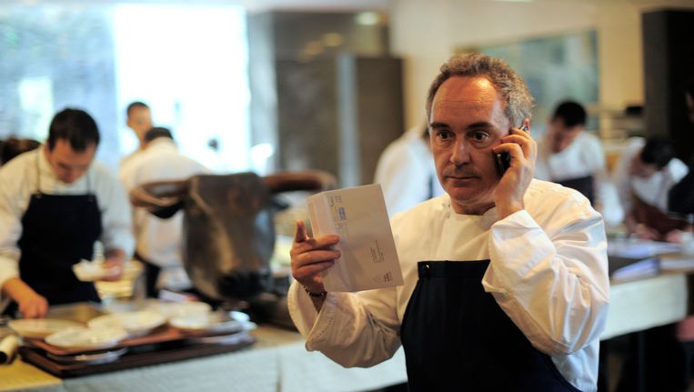 Chef Ferran Adria in El Bulli. Beeld AP