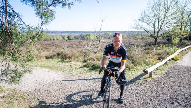 André (53) rijdt zo maar paar uur extra naast de rit naar zijn werk in Ommen: ‘Ik fiets meer dan sommige profs’