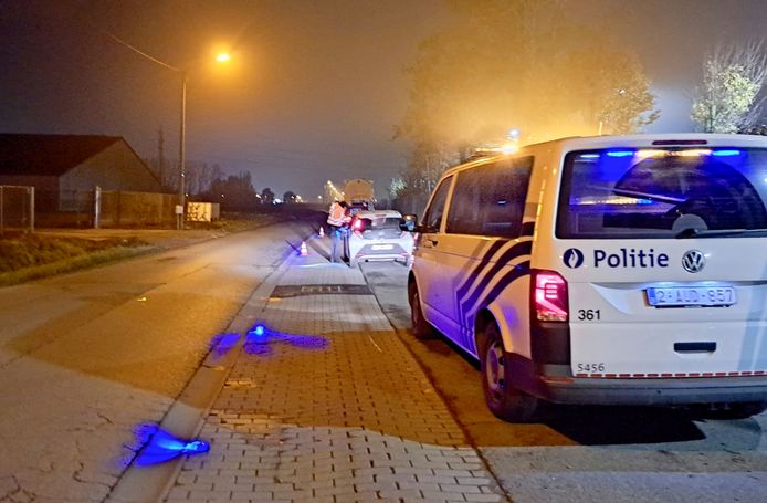 Archieffoto van een controleactie van de politiezone Vlas.