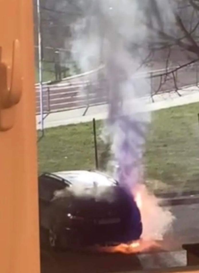 De brand ging gepaard met een grote rookontwikkeling
