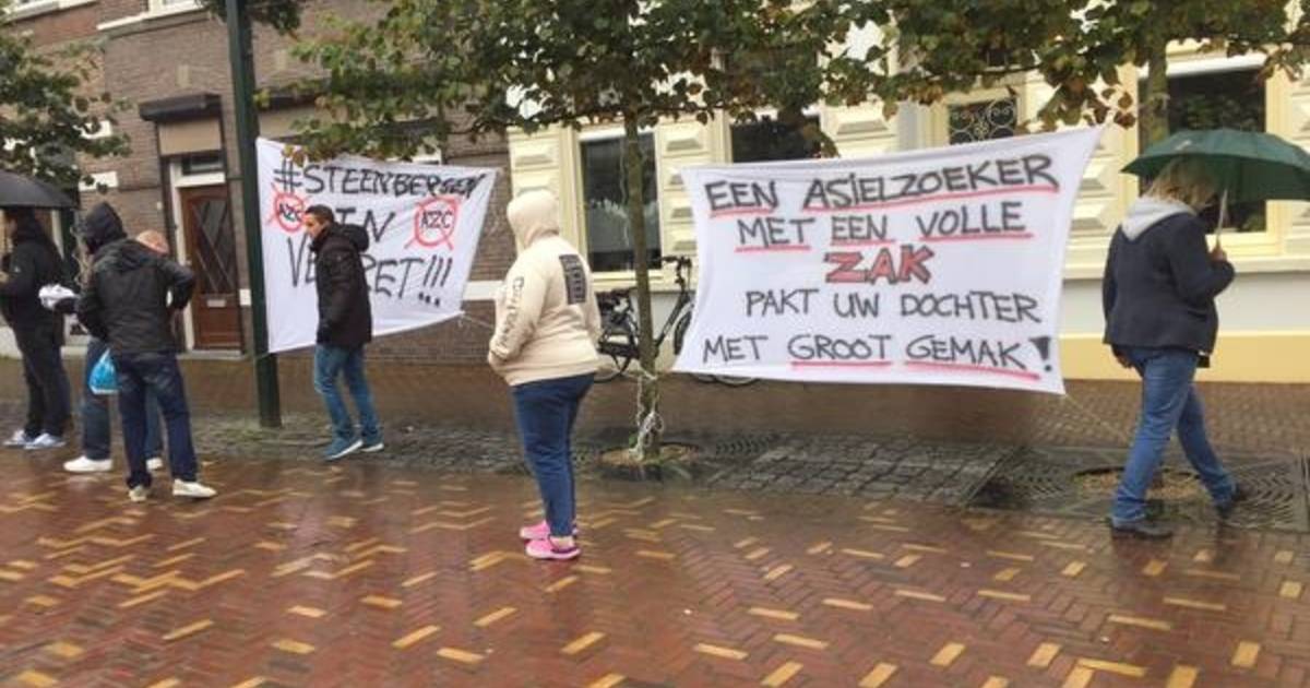 Verhitte discussie over azc Steenbergen, tegenstanders gooien eieren ...