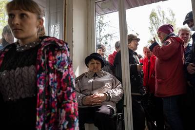 Inwoners Kramatorsk vluchten uit stad, gevaar op Russische invasie te groot