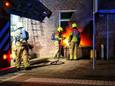 Bij een woning aan de Gerardus Majellastraat in Dongen brak brand uit.