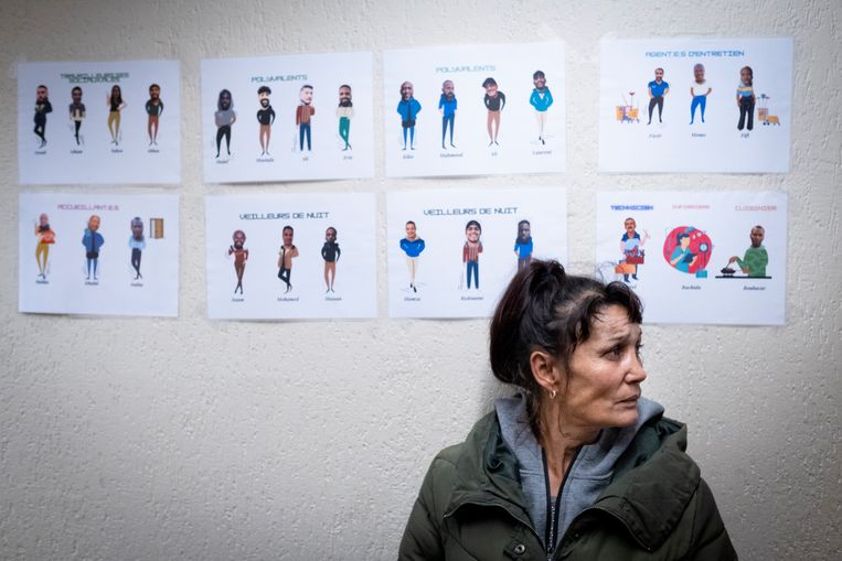 Esenia Muntean: 'Na het oogstseizoen in Portugal vonden we geen ander werk. We hoorden dat Oekraïners in België geld en een huis krijgen, en zijn toen naar hier gekomen.' Beeld Wim Van Cappellen