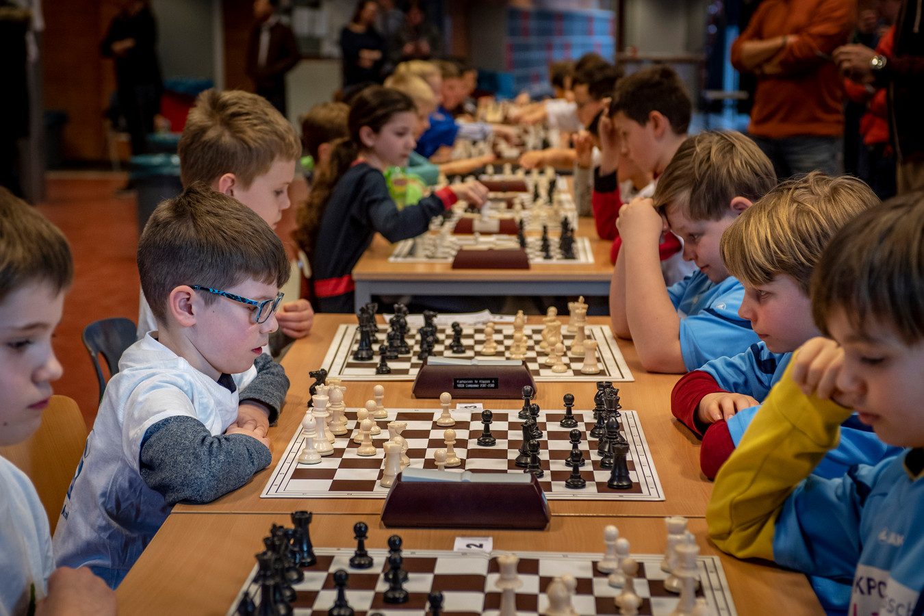 Incident, evenement komedie Notebook Nét het verkeerde moment voor een schaaktrend, corona en online schaken  helpen clubs niet aan nieuwe leden | Foto | bd.nl