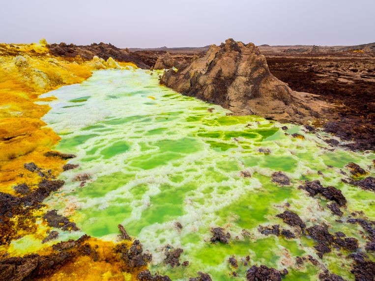 Zes graden opwarming: de biosfeer dreigt volledig af te sterven en de aarde wordt een onleefbare rots.    Beeld Thinkstock