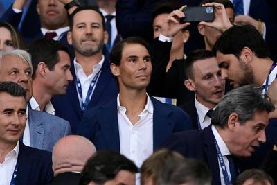 Heel wat mooi volk in de tribunes: van Rafael Nadal tot  familie Courtois (met uiteraard ook vriendin Mishel)