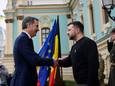 Archieffoto: een ontmoeting tussen premier De Croo en president Zelensky in Kiev, begin dit jaar.