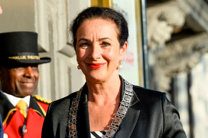 Femke Halsema, de burgemeester van Amsterdam