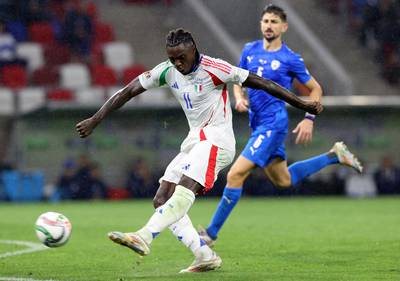 LIVE ISRAEL-ITALY. Moise Kean doubles Italy’s lead in second half