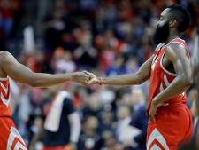 Harden neemt Rockets weer eens op sleeptouw