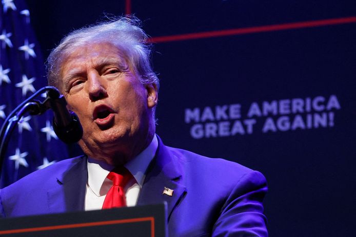De Amerikaanse ex-president Donald Trump.