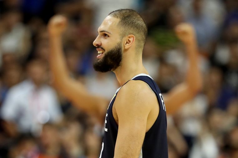 Evan Fournier was de grote man bij Frankrijk. Beeld AP