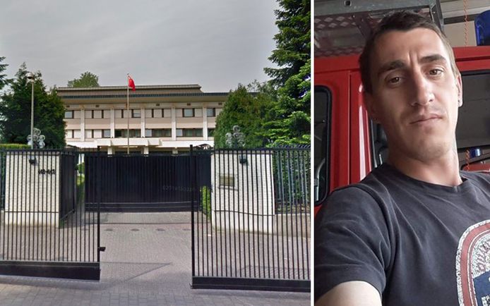 Iskren Yordanov (36) werd dood aangetroffen bij de Chinese ambassade in Brussel.