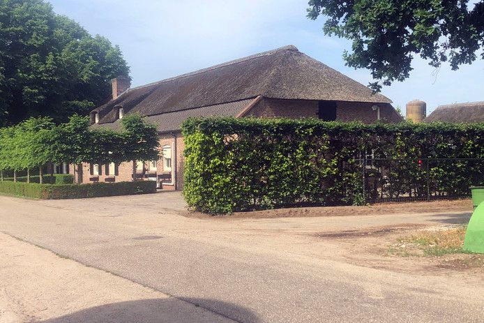 De boerderij in Milheeze waar de tragedie plaatsvond.
