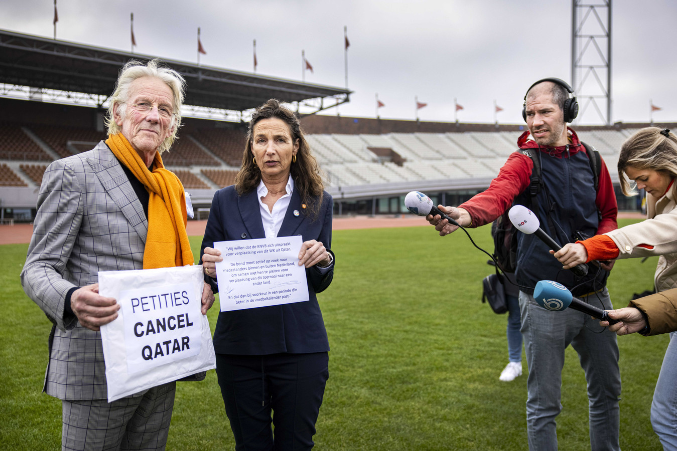 KNVB reageert op petitie over WK Qatar ‘Boycot zou zelfs schadelijk zijn’ Foto AD.nl