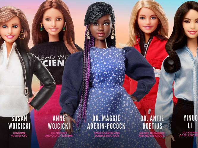 “Niets is onmogelijk.” 7 nieuwe Barbiepoppen van powervrouwen willen meisjes voor STEM doen kiezen