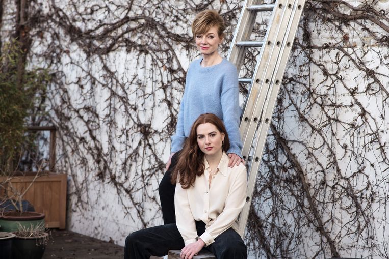 Marleen Mercx en dochter Britt Das. Beeld Tine Schoemaker