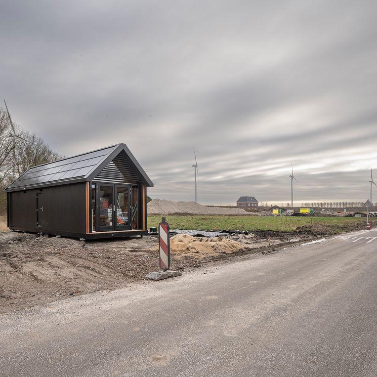 Een tiny house in Oosterwold. Beeld Harry Cock