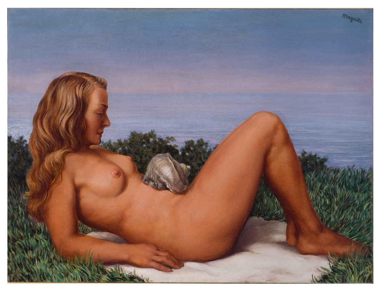 De echtgenote van Magritte, Georgette Berger, stond in 1948 model voor 'Olympia'. Beeld BELGA