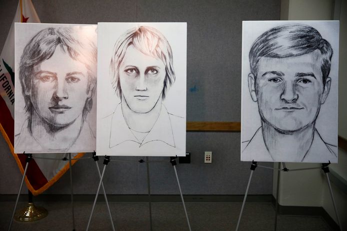 Robotfoto's van de Golden State Killer, samengesteld met de hulp van zijn slachtoffers.