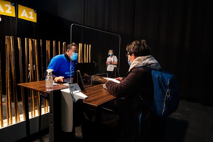 Het vaccinatiecentrum AED Studios.